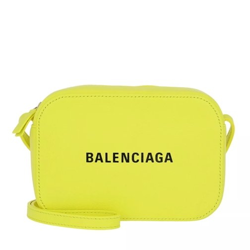 Balenciaga Everyday Camera Bag XS Acid Green Black Crossbody Bag
