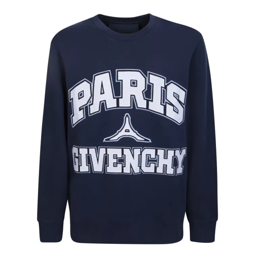 Givenchy Paris Blue Sweatshirt Blue 
