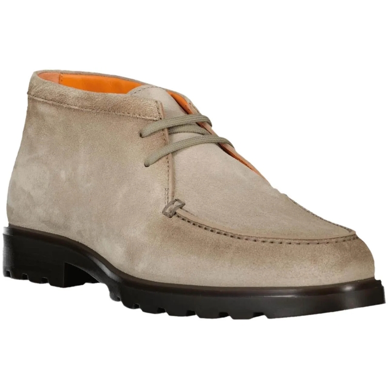 Santoni Derbys Heren Rock Veterschoen Beige beige(Image 3)