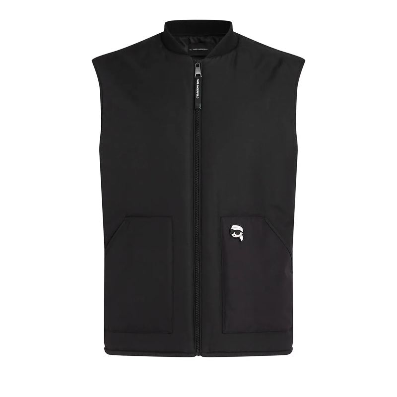 Karl Lagerfeld Daunenjacke IKON WATTIERTE WESTE schwarz