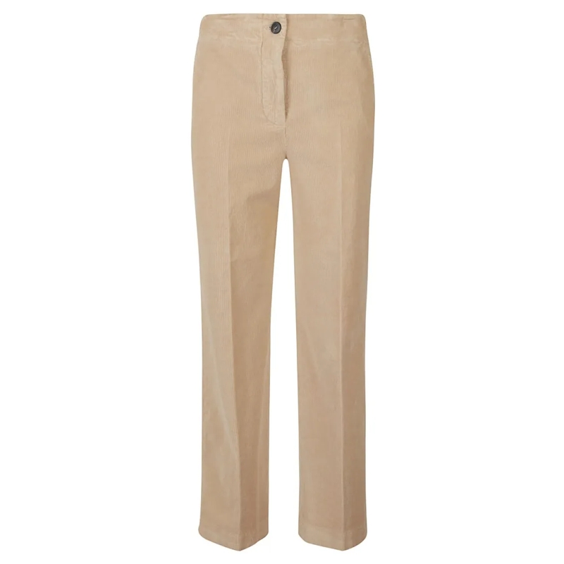 Incotex  Stretch Corduroy Pants With Tailored Fit Neutrals