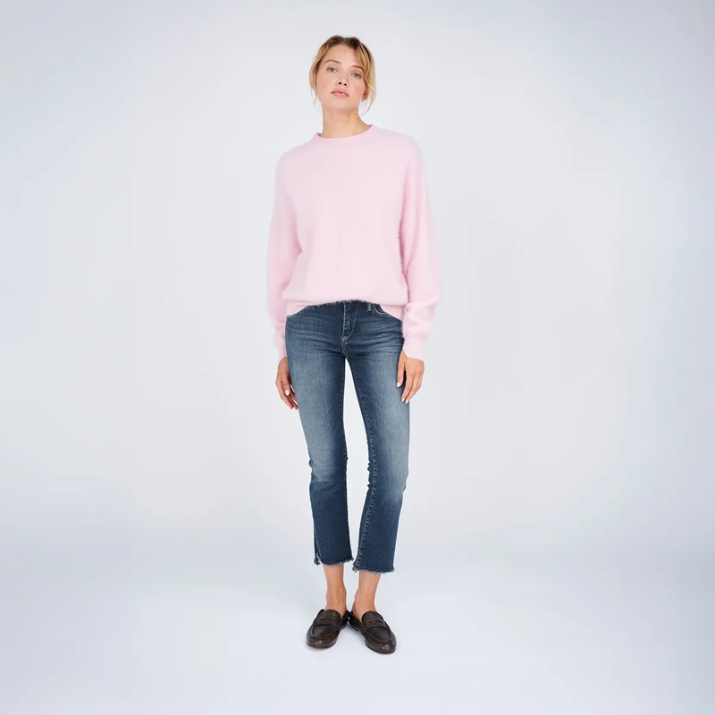 True Religion Pullover - Gerader Schnitt- Logo-Stickerei- Rundhalsaussc rosa(Image 2)