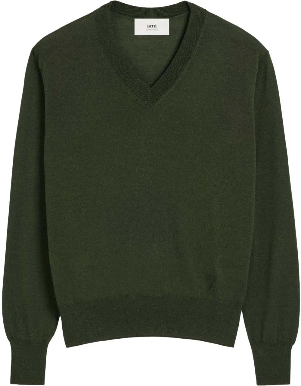 Thumbnail - AMI Paris - Sweaters Loden - Größe XS - grün