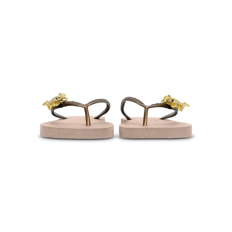 UZURII Flip Flops Zehentrenner Gold Crocodile Switch beige(Image 5)