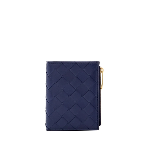 Bottega Veneta Portemonnee Leather Card-Holder Blue