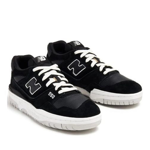 New Balance Low-Top Sneaker 550 Suede Pack Black/white Sneakers schwarz