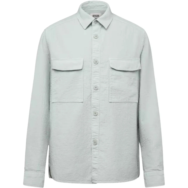 DRYKORN Weste Drykorn Gunray Overshirts Lichtgroen Gunray 138501 grün