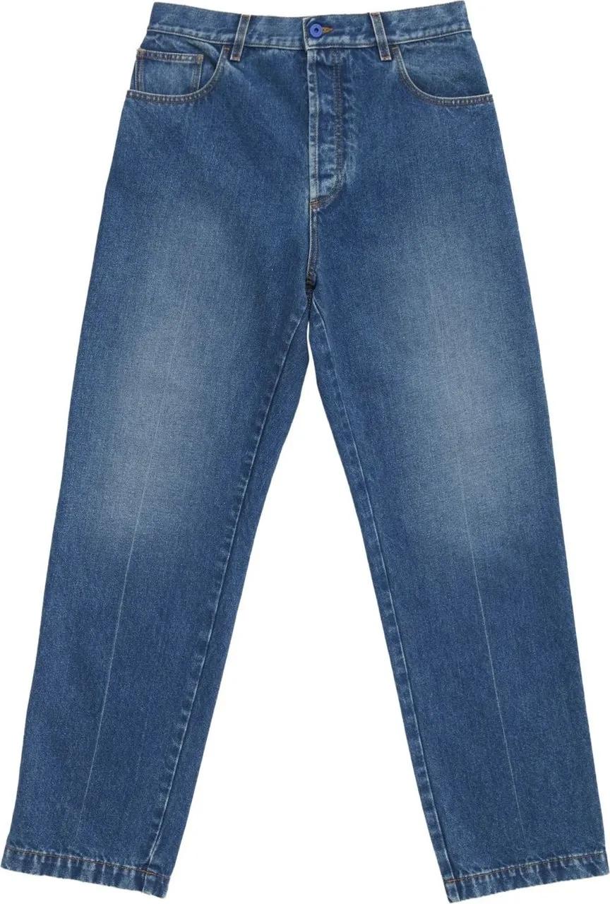 Thumbnail - Marcelo Burlon - Denim Straight Pants - Größe 32 - blue