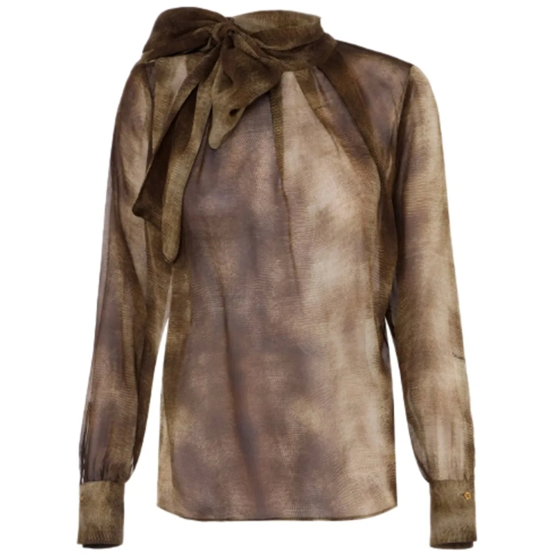 Elisabetta Franchi Chemisier Shirts Brown braun