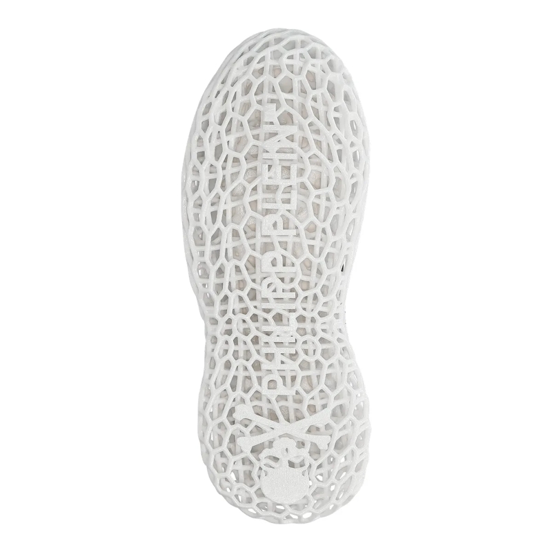 Philipp Plein Low-Top-Sneaker Runner Sneaker Skeleton Mit Schmucksteinen silber(Image 3)