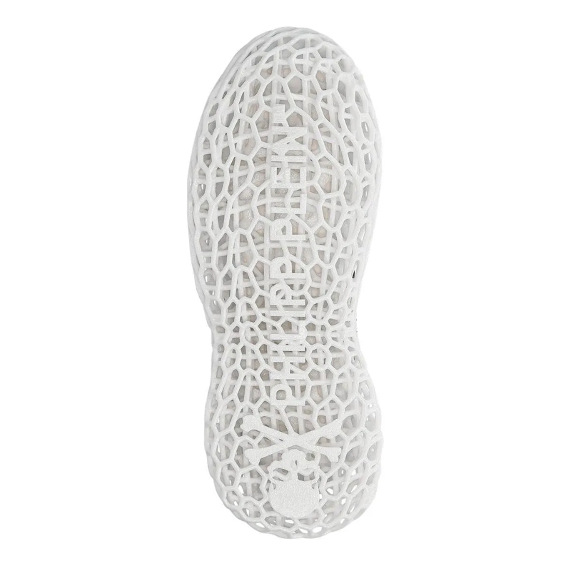 Philipp Plein Low-Top-Sneaker Runner Sneaker Skeleton Mit Schmucksteinen silber(Image 4)