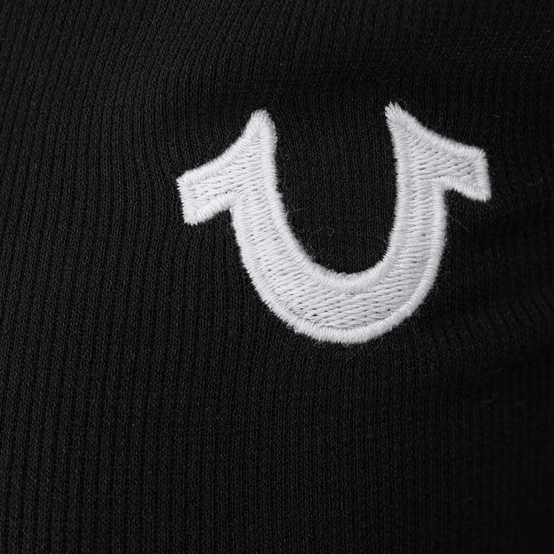 True Religion Bluse Langarmshirt schwarz(Image 5)