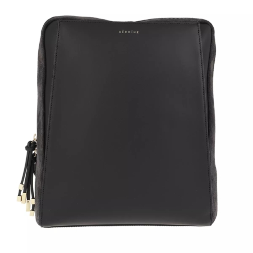 Maison Hēroïne Serena Handle Bag Black/Black Lavagna/Gold Backpack
