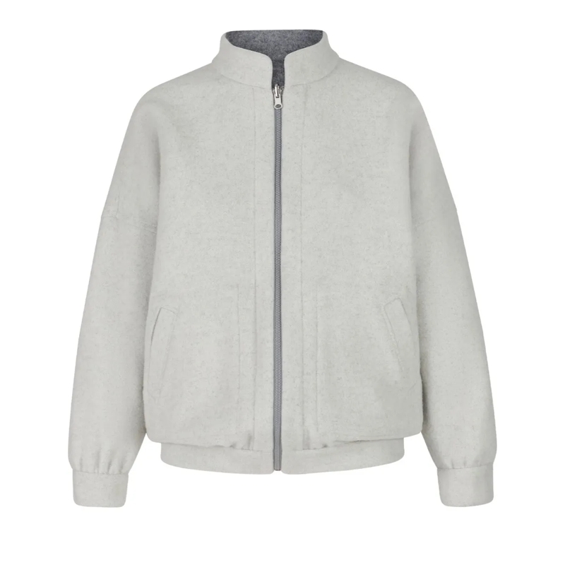 Helene Galwas Übergangsjacke Wende Blouson Jacke LUISE weiss