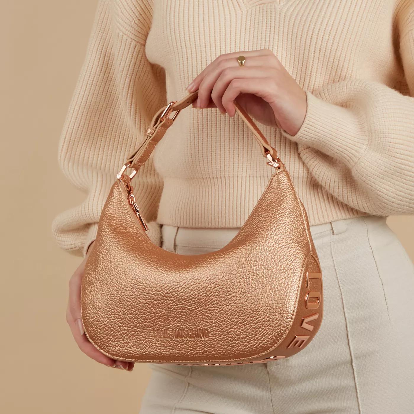 Love Moschino Crossbody bags Laminato Handtasche in beige