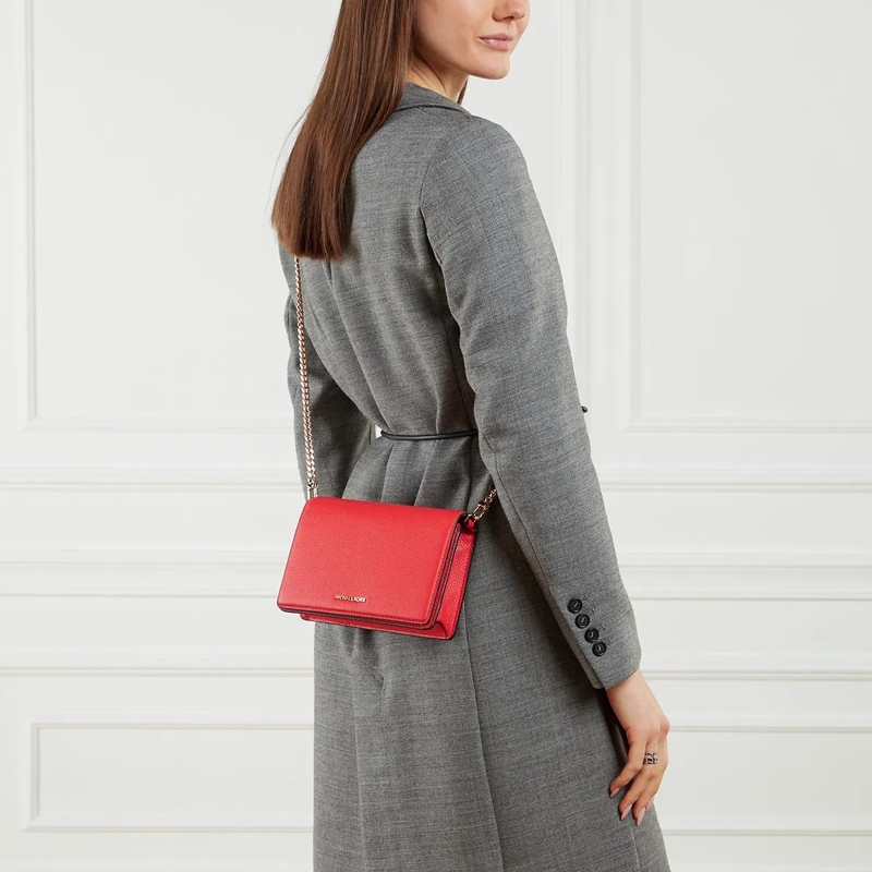 MICHAEL Michael Kors Crossbody Bag Md Flap Chn Xbody Burnt Sienna(Image 2)