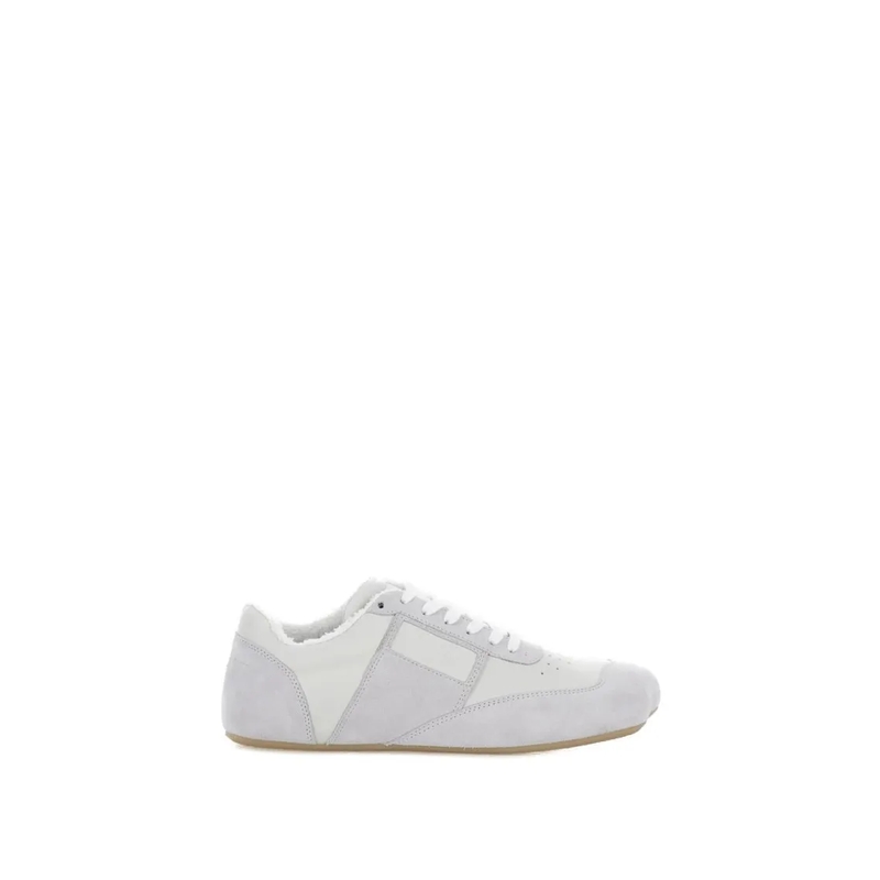 MM6 Maison Margiela Low-Top-Sneaker White Leather And Suede Sneakers White
