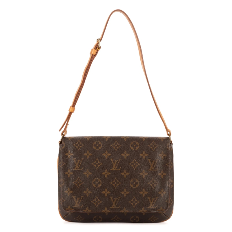 Louis Vuitton Schultertasche Musette Tango braun