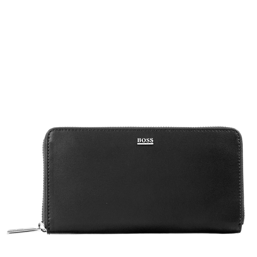 Boss Nathalie Ziparound Wallet Black Portemonnaie mit Zip-Around-Reißverschluss