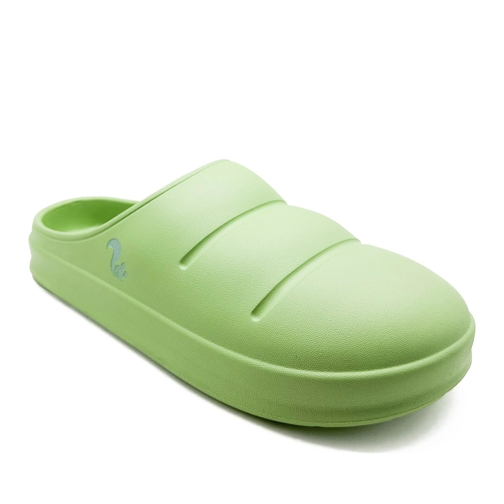 thies Hausschuh thies 1856 ® Fluffy Puffy Clog wasabi grün