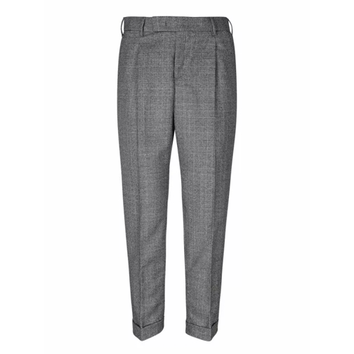 Pt Torino Wool Trousers Grey Anzugshosen