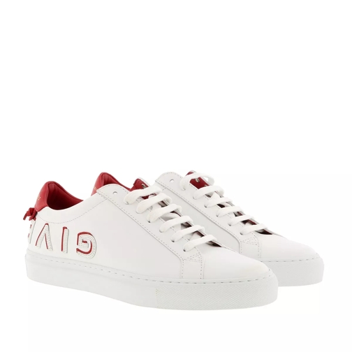 Givenchy Urban Street Logo Sneakers White/Red Low-Top Sneaker
