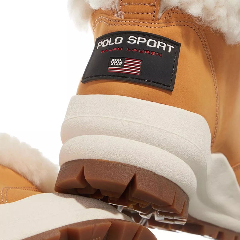 Polo Ralph Lauren Winterboots Sneakers High Top Lace Wheat(Image 3)