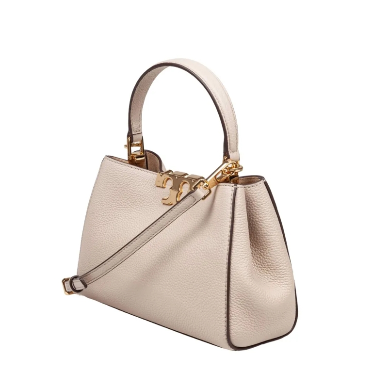 Tory Burch Satchel Eleanor Soft Mini Satchel Light Stone(Image 3)