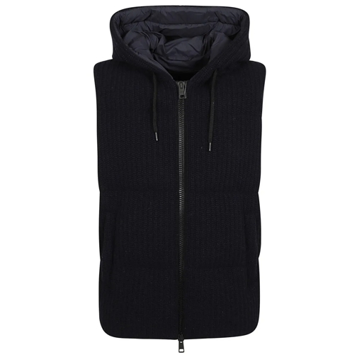 Herno Übergangsjacke Mesh Gilet Blue