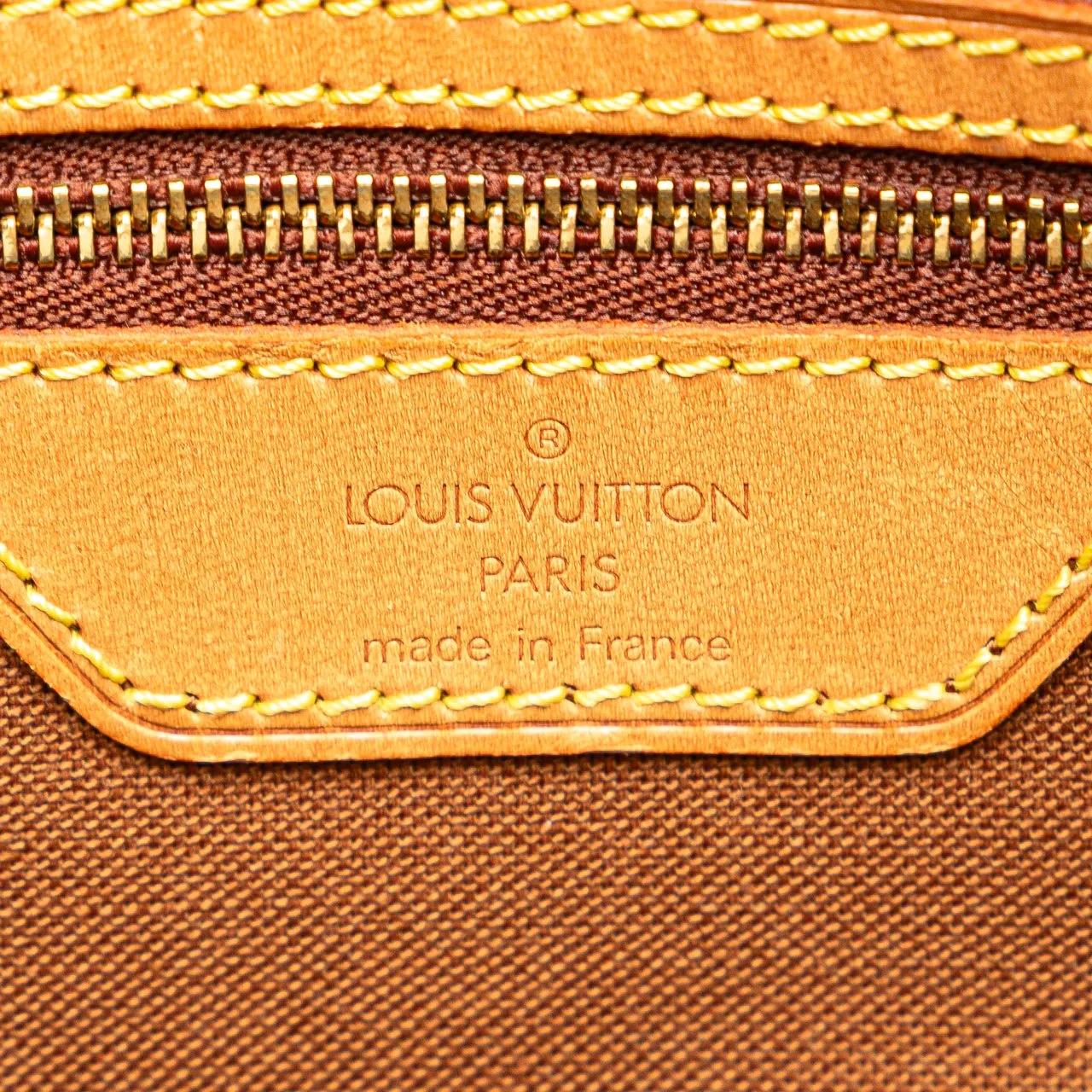 Thumbnail - Louis Vuitton Shopper - Monogram Cabas Mezzo - Gr. unisize - in Braun - für Damen