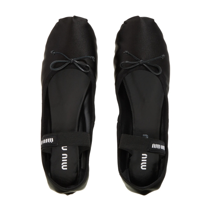 Black ballet slippers online