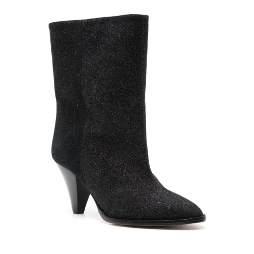 Isabel Marant Stiefel Rouxa Suede 85Mm Boots Black