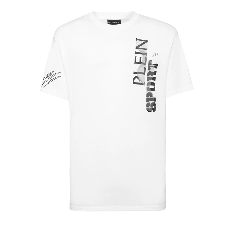 Plein Sport T-Shirt T-Shirt Wave weiss