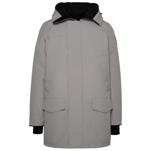 Canada Goose Lime Polyester Blend Langford Jacket Grey Parka-Mäntel