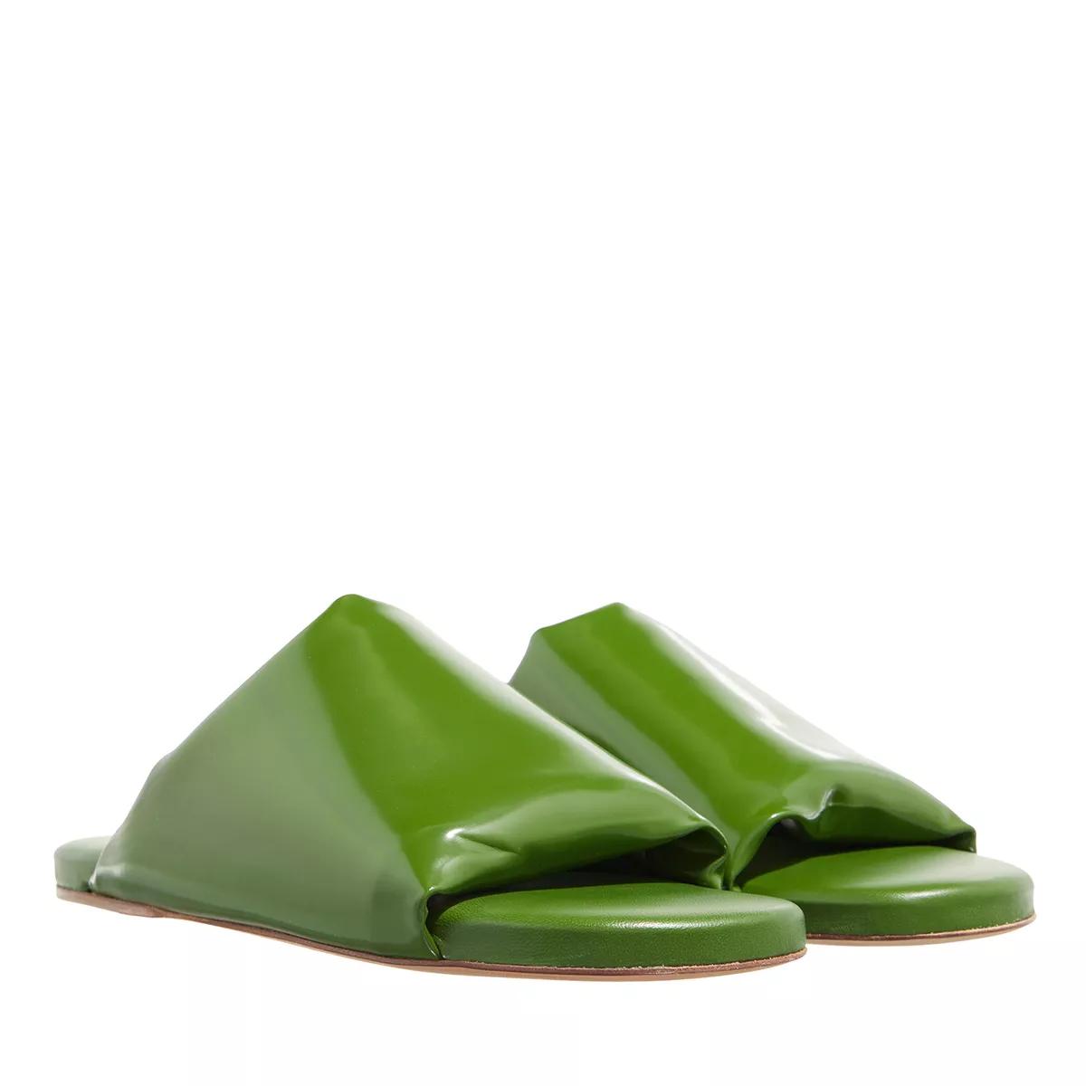 Bottega Veneta Slipper & Pantoletten - Cushion Slides - Gr. 37 (EU) - in Grün - für Damen