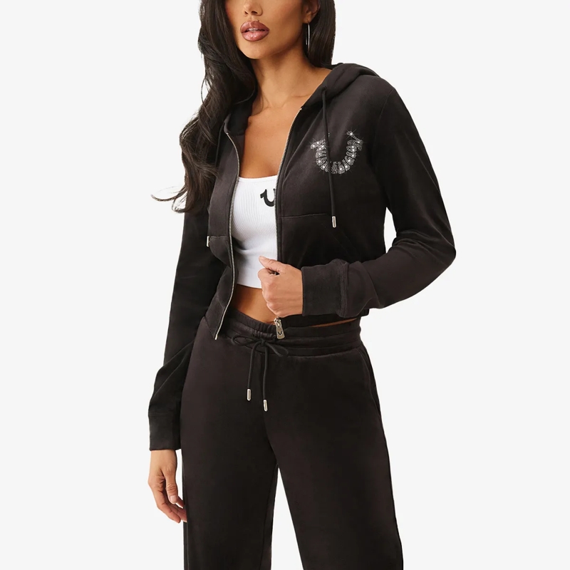 True Religion  Zip-Hoodie schwarz(Image 6)