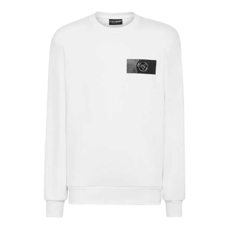 Plein Sport Top Sweatshirt weiss