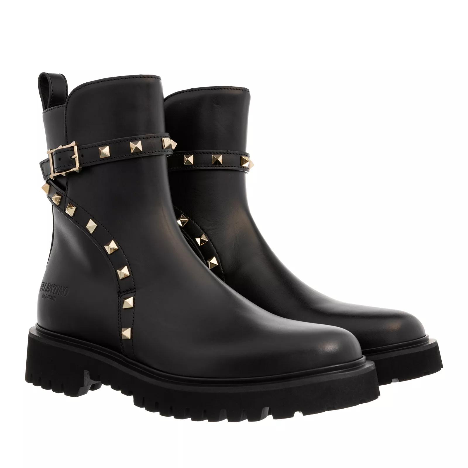 Valentino black clearance boots