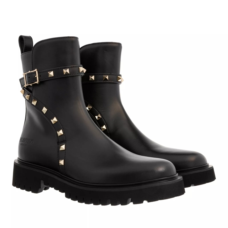 Valentino black best sale ankle boots