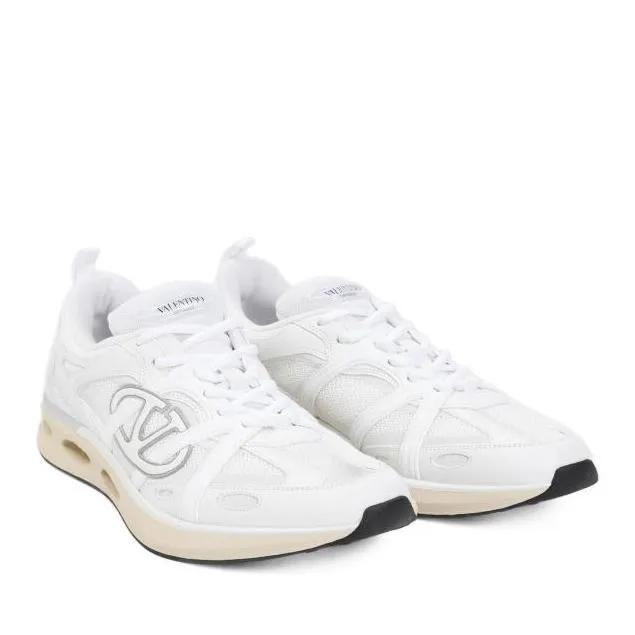 VALENTINO Low-Top Sneaker - Calf Leather Sneakers - Gr. 41 (EU) - in Weiß - für Damen