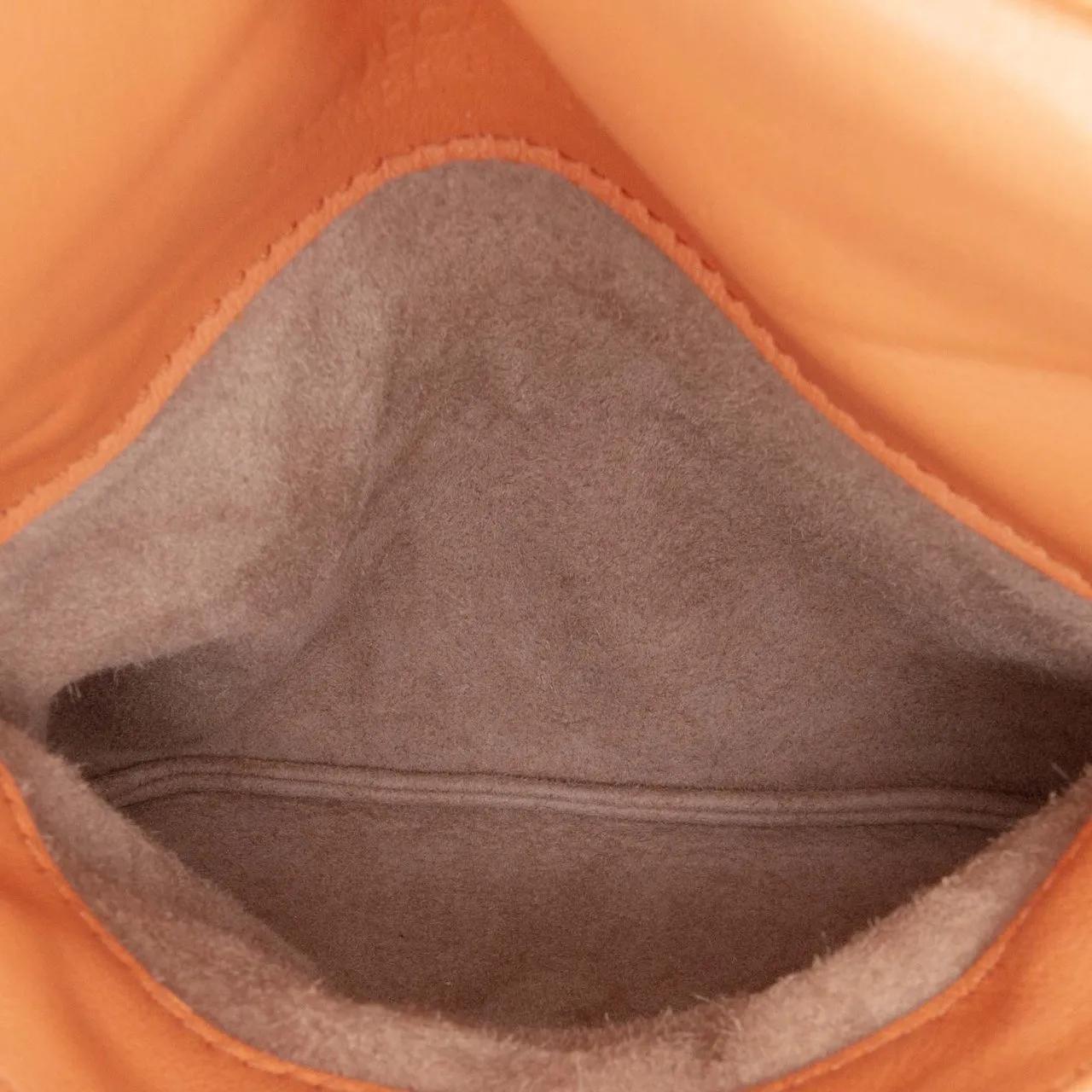 Thumbnail - Bottega Veneta Hobo Bags - Mini Nappa Intrecciato Expandable Chain Crossbody - Gr. unisize - in Orange - für Damen