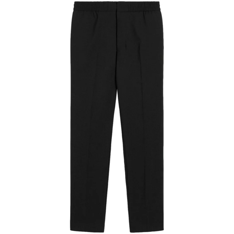 AMI Paris Anzugshose Tapered Black Wool Trousers Black