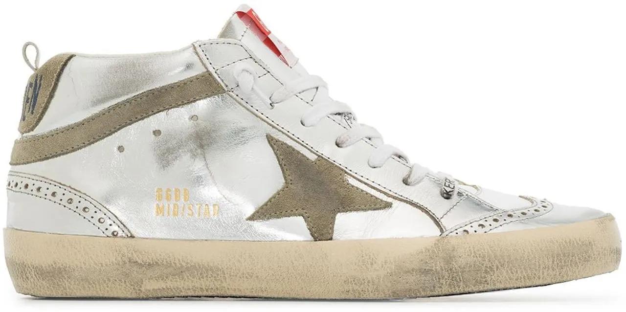 Golden Goose Low-Top Sneaker - Sneakers Silvertaupe - Gr. 37 (EU) - in Silber - für Damen