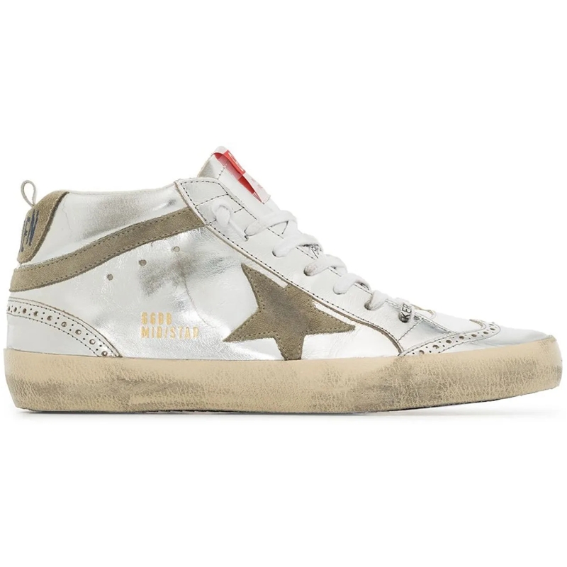 Golden Goose Low-Top-Sneaker Sneakers Silvertaupe silber