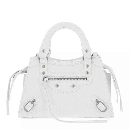 Balenciaga Neo City Shoulder Bag White Minitasche