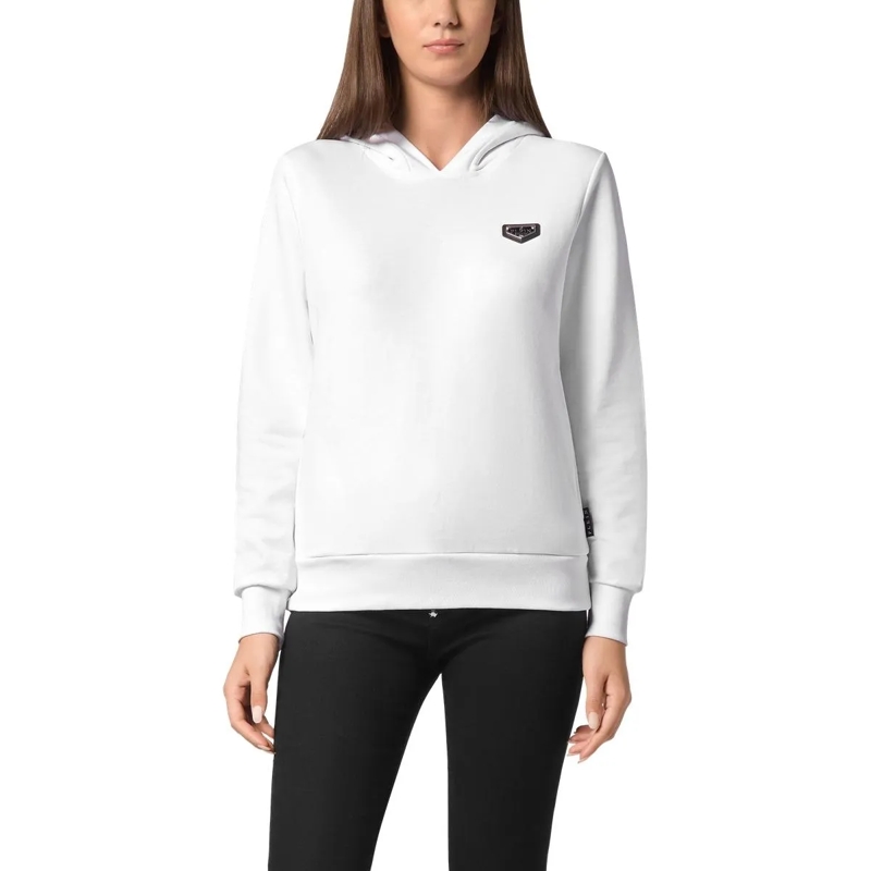 Philipp Plein Sweatshirt Hoodie Iconic Plein weiss(Image 5)