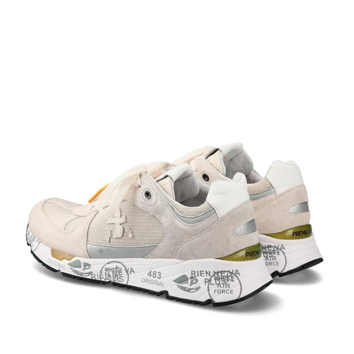 Thumbnail - Premiata Low-Top Sneaker - Mase Sneakers In Light Beige Suede And Technical F - Gr. 41 (EU) - in Beige - für Damen