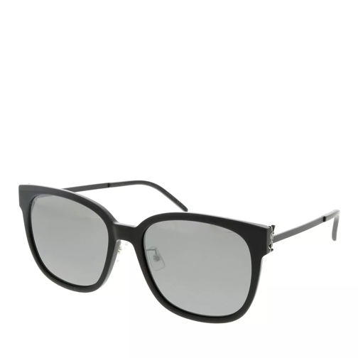 Saint Laurent SL M48S_C/K-001 57 Sunglass  Woman Acetate Black-Black-Silver Sunglasses