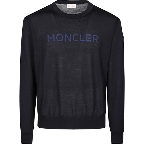 Moncler  Logo Sweater Blue blau