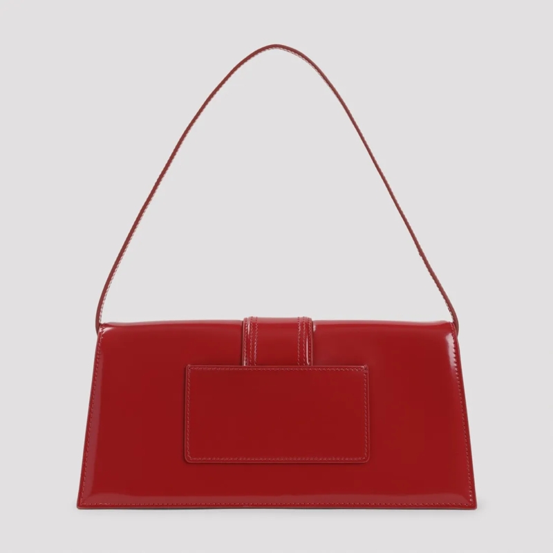 Jacquemus Schultertasche Rectangular Red Calf Leather Shoulder Bag Red